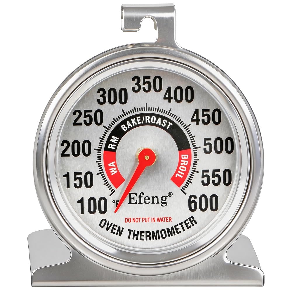 Efeng Large Dial Oven Thermometer for Gas & Electr