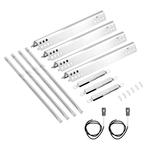 463342119 Grill Replacement Parts for Charbroil Performance 4 Burner 463342119, 463332718, 463347017, 463342118 , 463376217, 463376018P2, G470-5200-W1 Burner Tube, G470-0004-W1A Heat Plate, Crossover