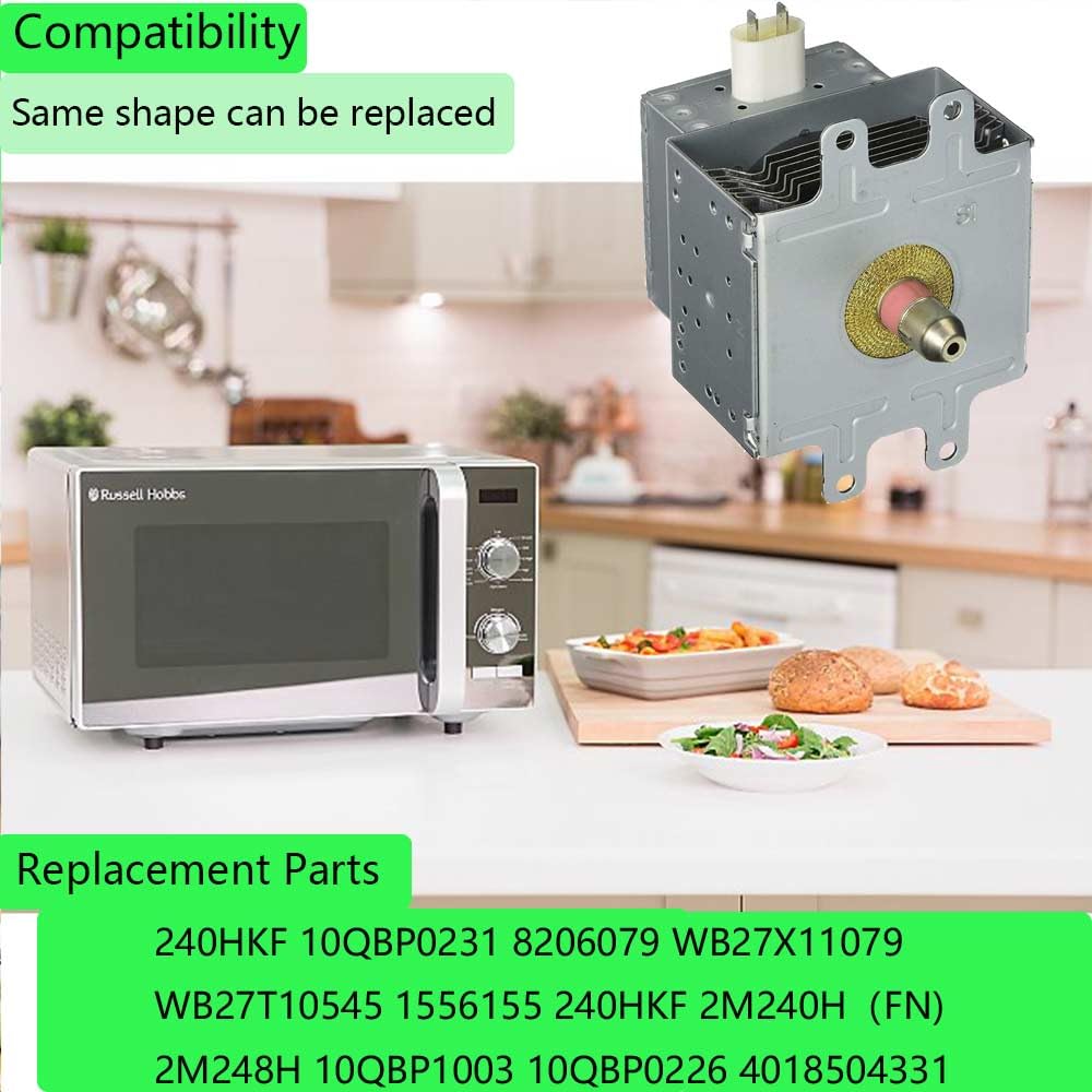 New OM75P-21-ESGN Magnetron for Samsung Microwave Heat Element Repair Part,for Whirlpool Kenmore 40185043310 Magnetron OM75P-21 ME21M706BAS 40185043010 40185043210 40185042010 Magnetron