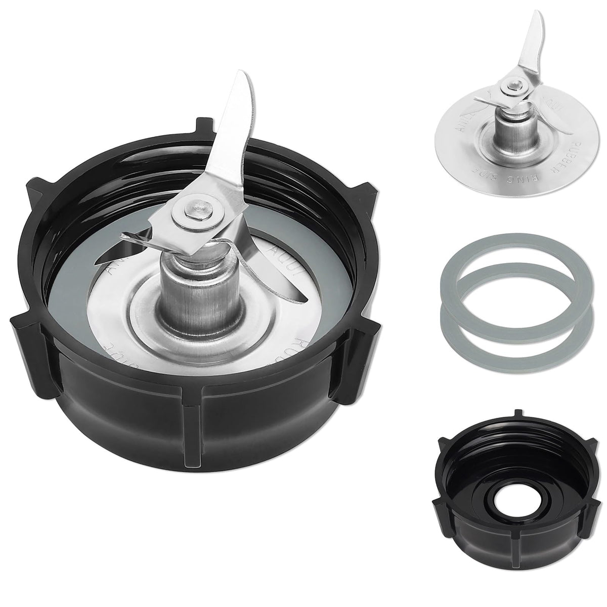 Ice Blade & ABS Base with 2 O-Ring Gaskets, Compatible with Oster Blender
