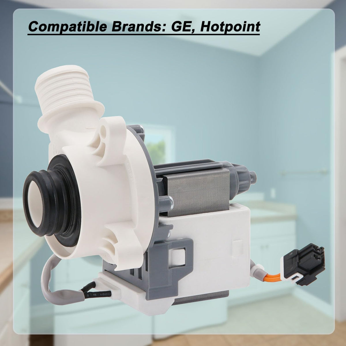GTW465ASN1WW GTW465ASN3WW Washer Drain Pump Fit for GE GTW465ASN0WW