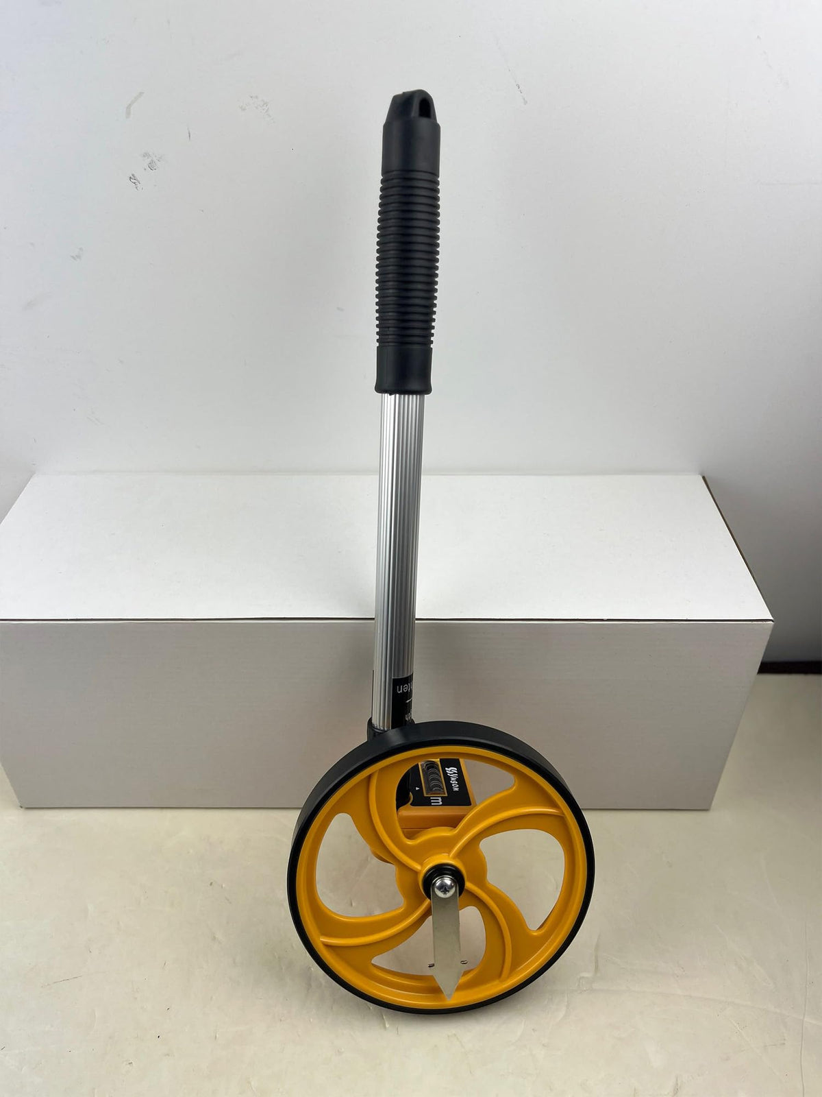 YS YUSON 6 Inch Measuring Wheel in Feet with Canvas Bag - Telescopic Folding Distance Roller Up to 10,000Ft, ±0.3% High Accuracy, Mechanical One-Key Reset for Construction, Landscaping & Surveying