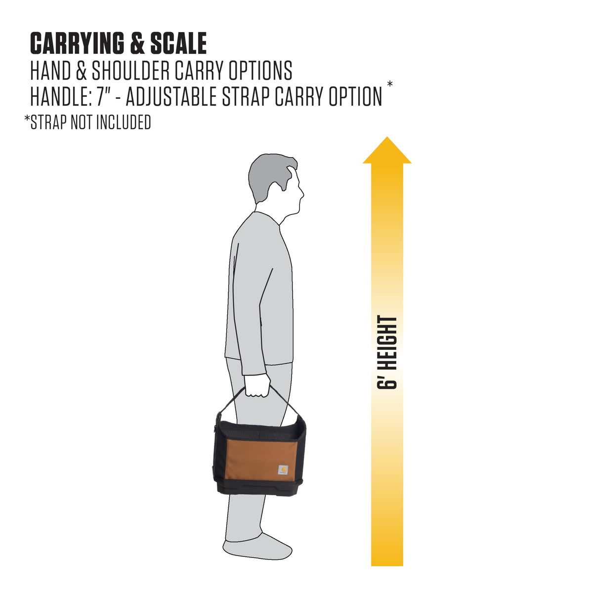 Carhartt Station Medium Tool Tote Carhartt Brown