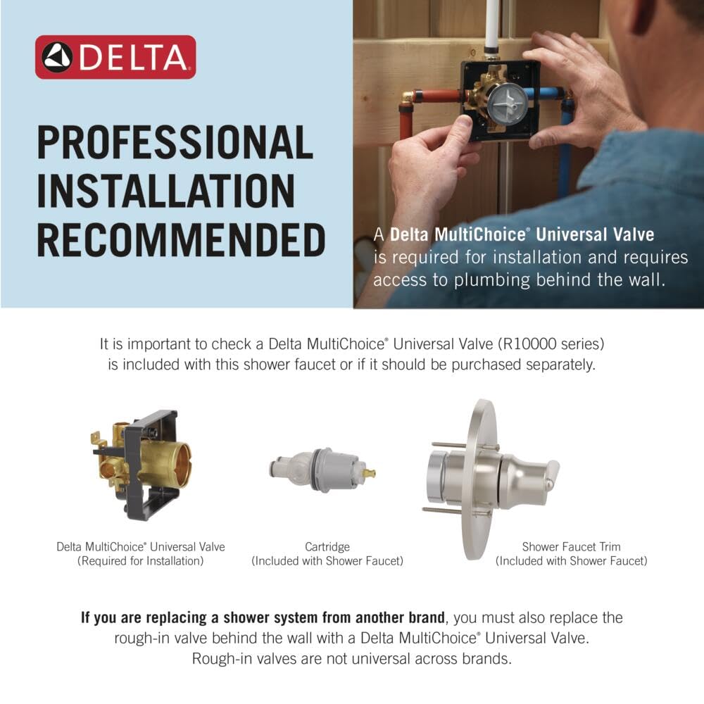 Delta T13022 Shower Valve Trim