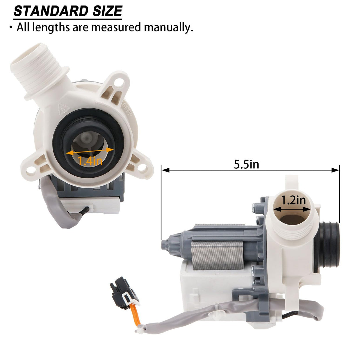GTW465ASN1WW GTW465ASN3WW Washer Drain Pump Fit for GE GTW465ASN0WW