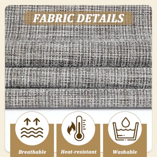 NBEADS 2.19Yards Outdoor Patio Chair Replacement Fabric, 1.64Yards Wide Woven Mesh Sling Fabric Woven Waterproof Sling Material for Patio Furniture Repair DIY Upholstery