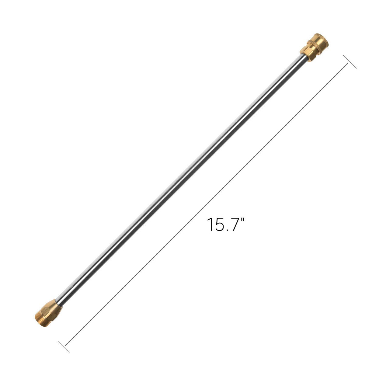 Sooprinse Pressure Washer Wand,Stainless Steel Quick Connect Lance,Replacement Spray Wand,16",5000PSI