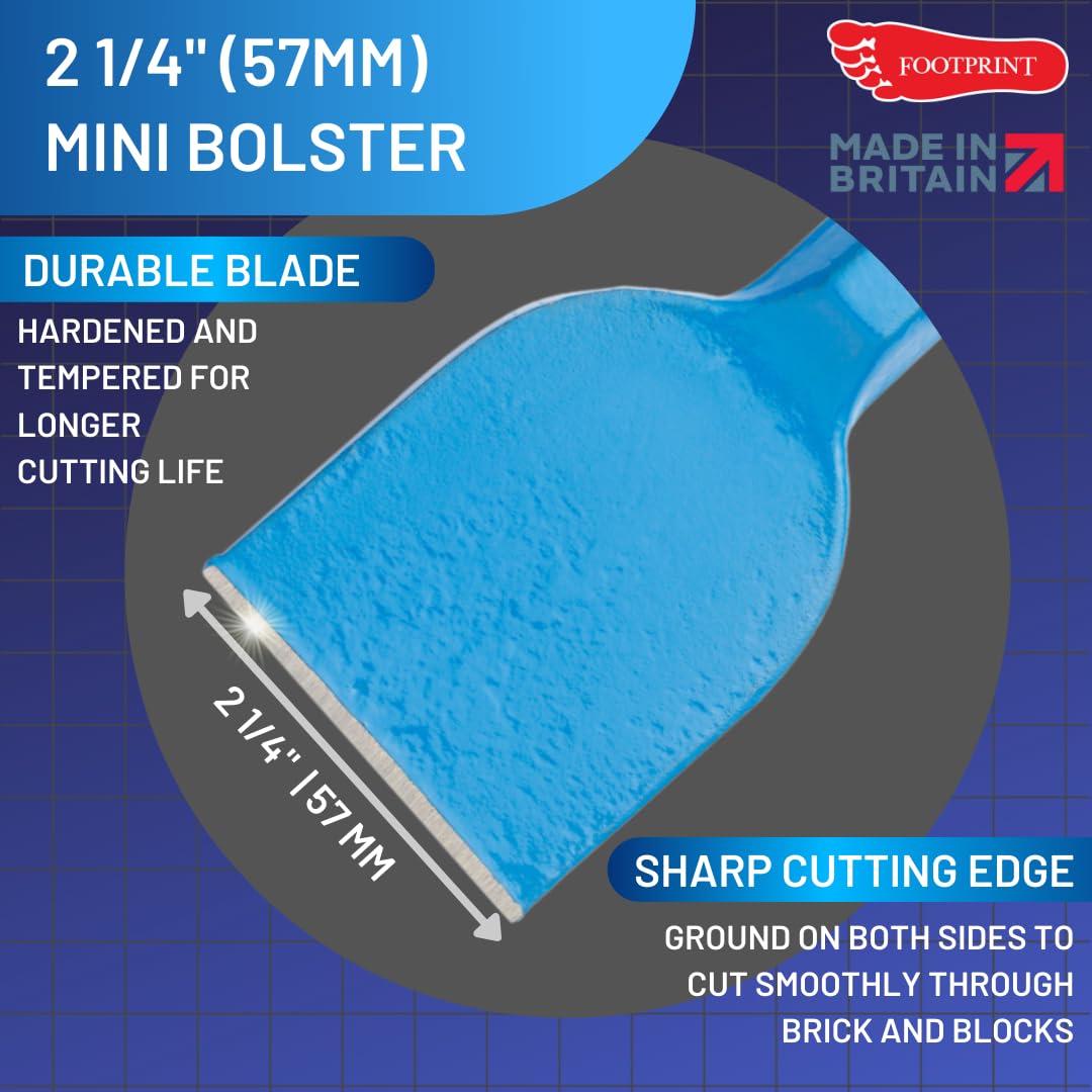 Footprint Brick Bolster, Electricians Bolsters & Flooring Chisel