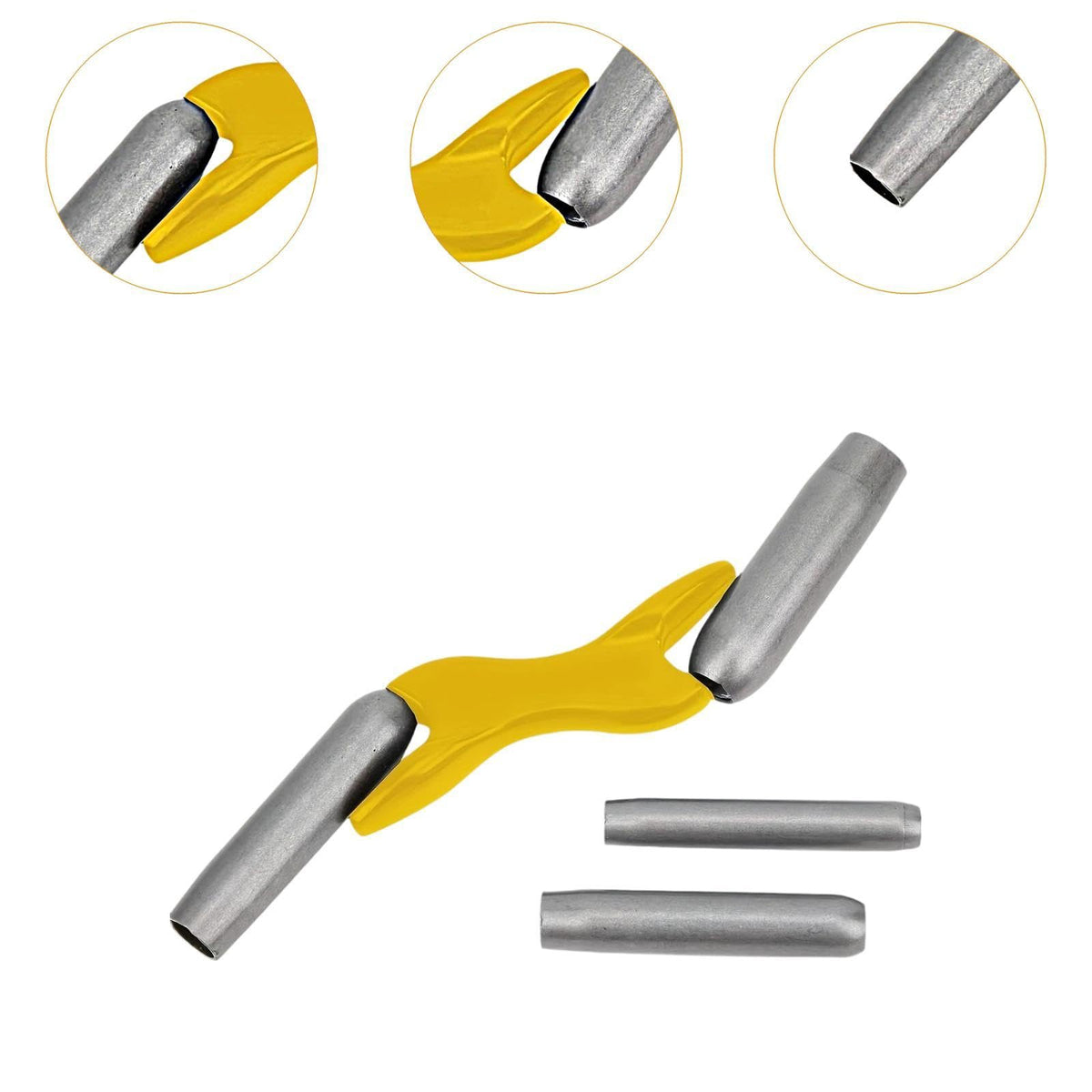 Qianly Masonry Brick Jointer Tool, 4 Sizes Barrel Jointer, 1/2in, 5/8in, 3/4in, 7/8in Wall Beauty Stitcher