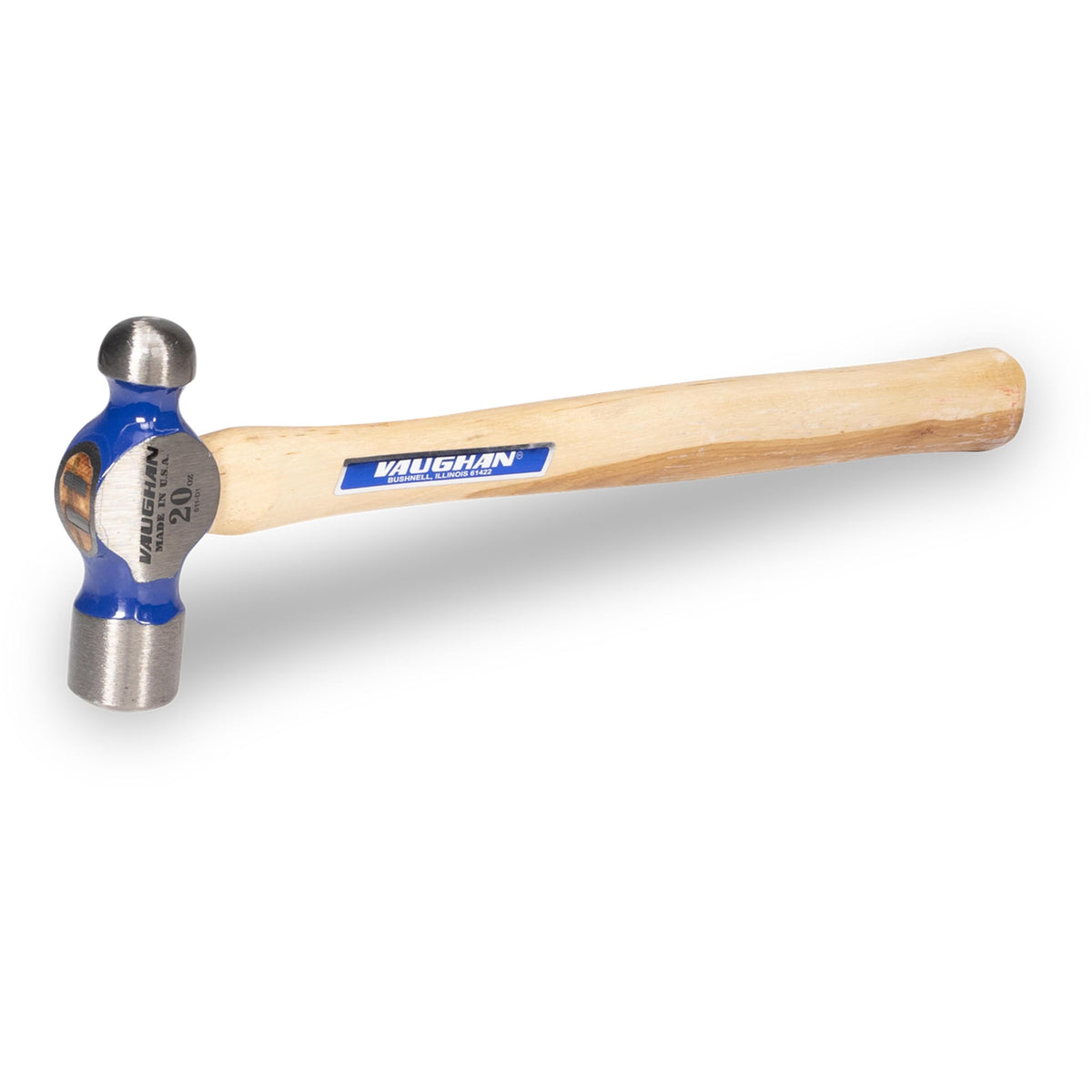 VAUGHAN Ball Pein Hammer 20 Oz, Metalworking Tool, Assembled in the USA
