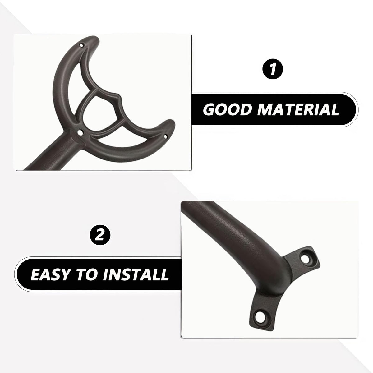 5 Pcs 52’’Ceiling Fan Blades Arms Replacement,Ceiling Fan Blades Arms Replacement Parts Mounting Bracket Kit for Replacing The Worn Fan Blades,Keep The Balance and Good Performance