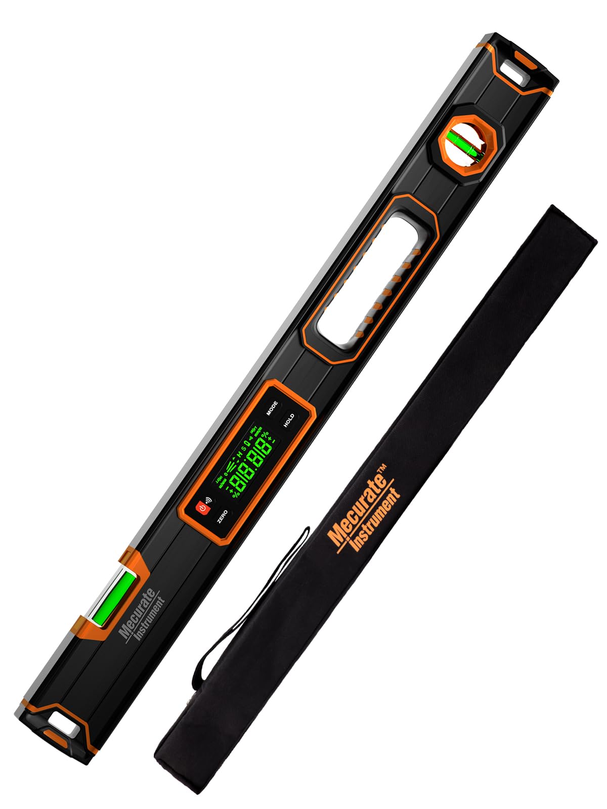 Mecurate 24-Inch Digital Level & Angle Finder, Magnetic, ±0.1°