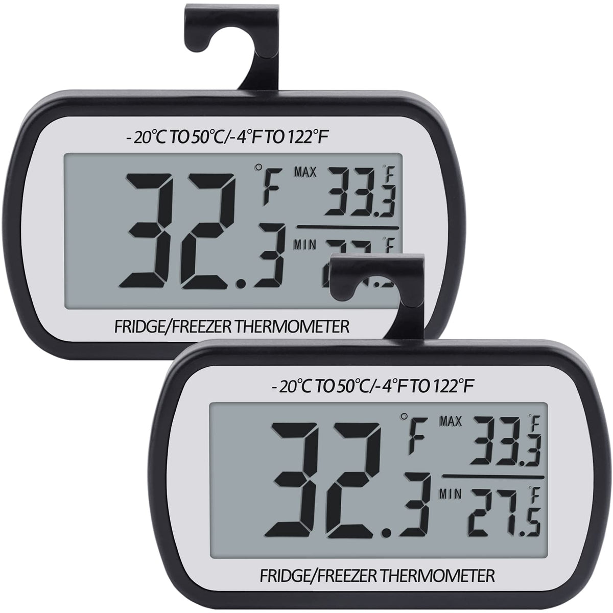 AEVETE Refrigerator Thermometer Digital Fridge Fre