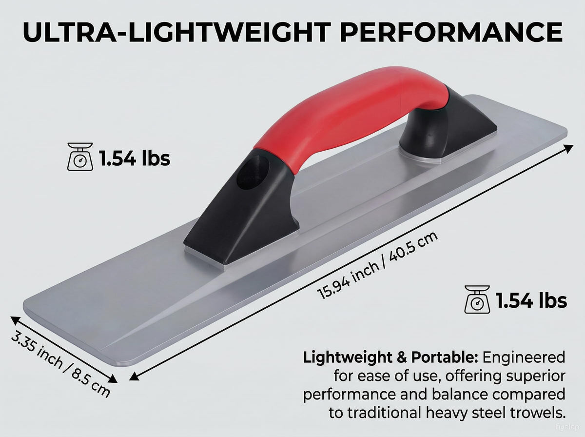 LSGZJZY Magnesium Hand Float, 16 Inch