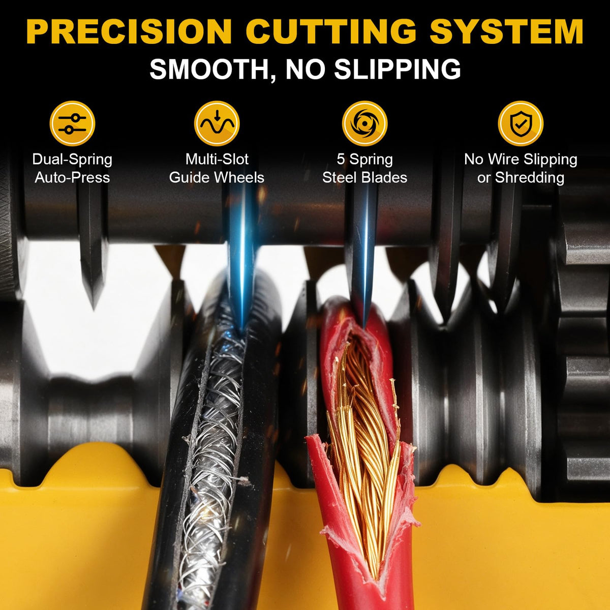 2 in 1 Wire Stripper Machine Manual & Drill‑Powered, Fits 0.06"–0.67" Wires
