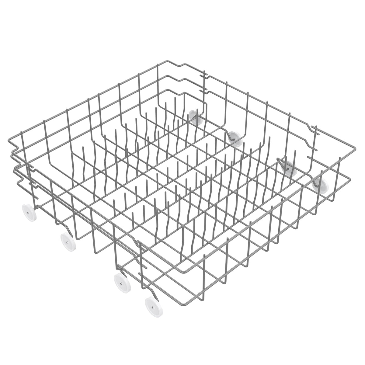 UPGRADED 808602302 5304535768 Dishwasher Lower Rack Replacement Compatible with Frigidaire,Kenmore Dishwasher Rack Parts with 154174501 Wheels Replace 154432602 154432601 154319706 Dishwasher Racks