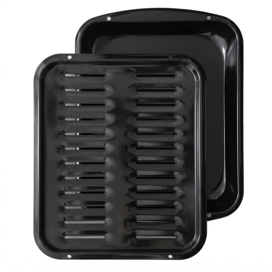 Broiler Pan for Oven Nonstick 16.75” x 13” Porcela