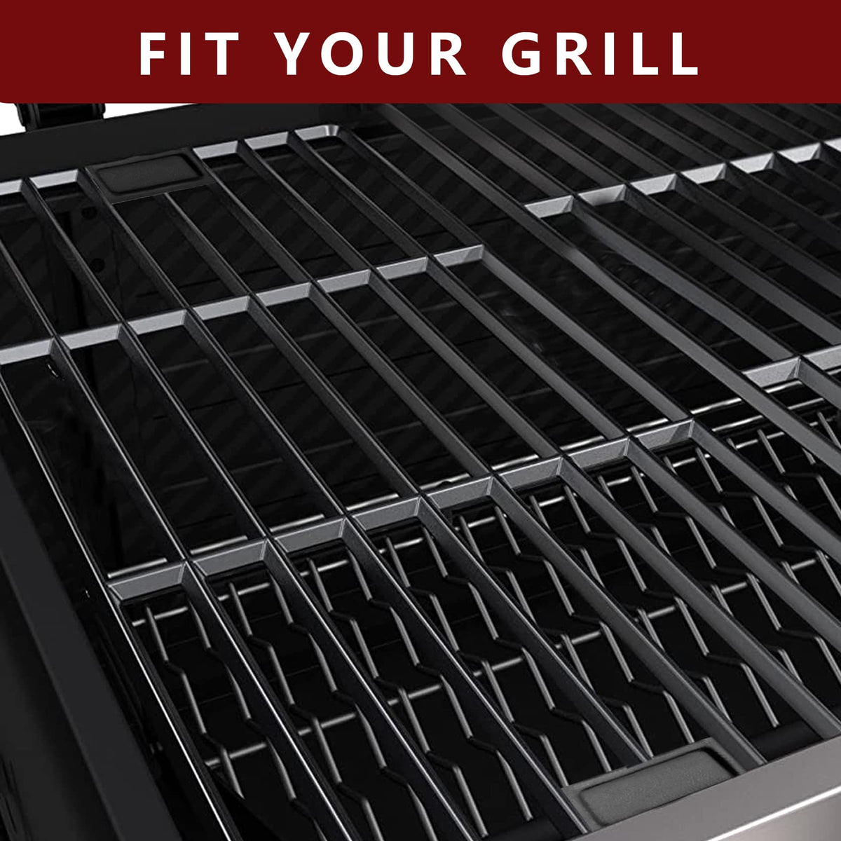 Grill Grates for Char Griller Replacement Parts Cast Iron Chargriller Cooking Grate 2121 2123 2222 2828 3001 3030 3725 4000 5050 5252 5650 9020 Charcoal Smoker Rack BBQ 19 3/4" x 20 1/4"
