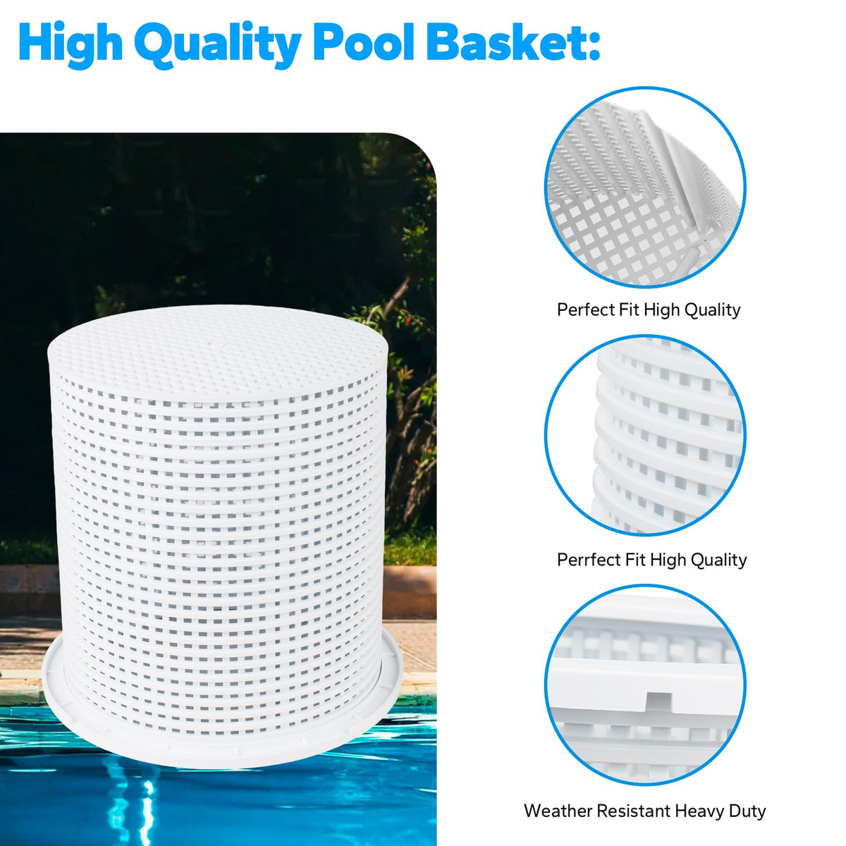 R38013A Pool Skimmer Basket Replacement for Pentair American Admiral