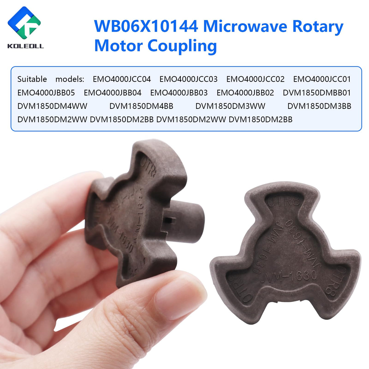 KOLEOLL WB06X10144 Microwave Turntable Motor Coupler