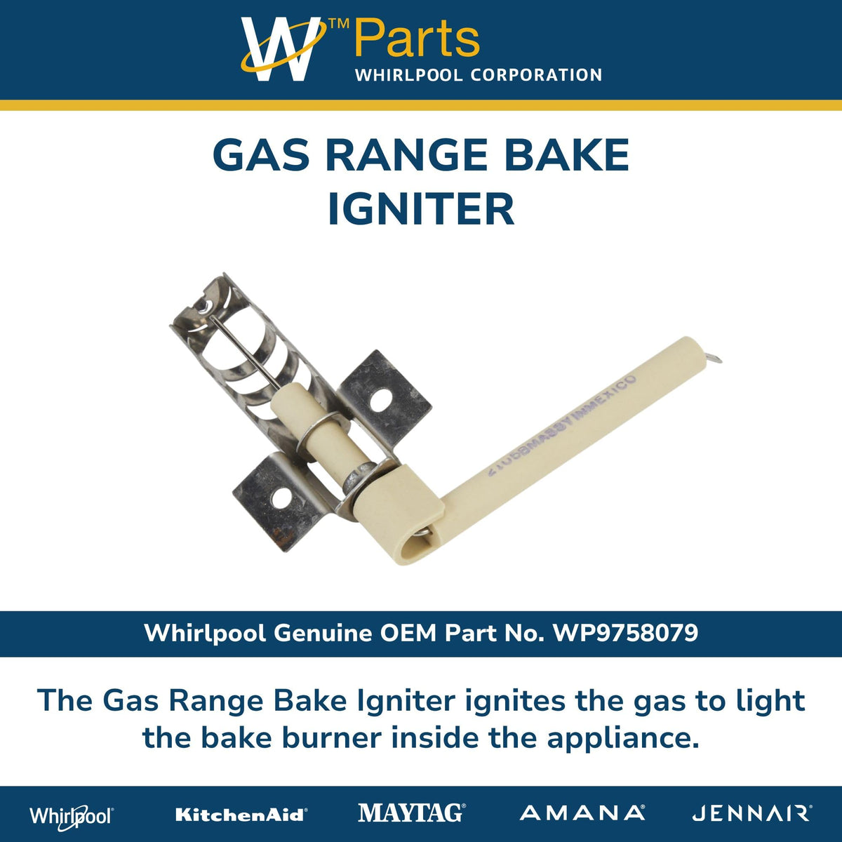Whirlpool WP9758079 Original Genuine OEM Gas Range Igniter
