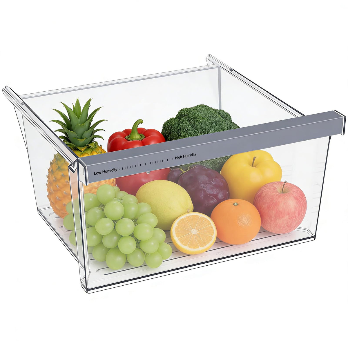 UPGRADED W11162443 Refrigerator Crisper Drawer For