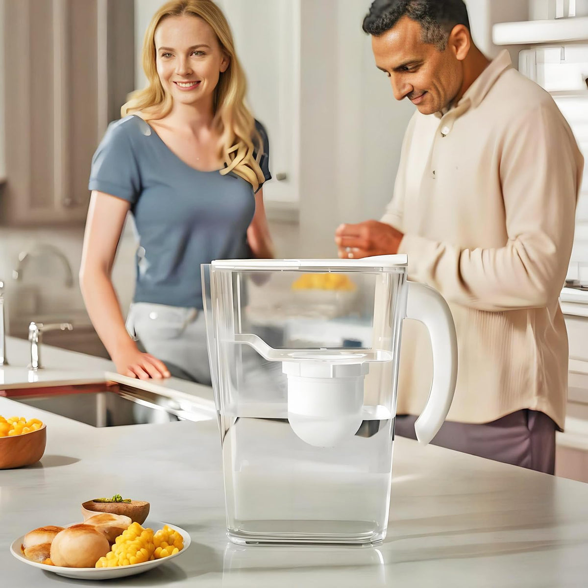 2-Pack Replacement Filter Compatible with Clearly Filtered Water Pitcher