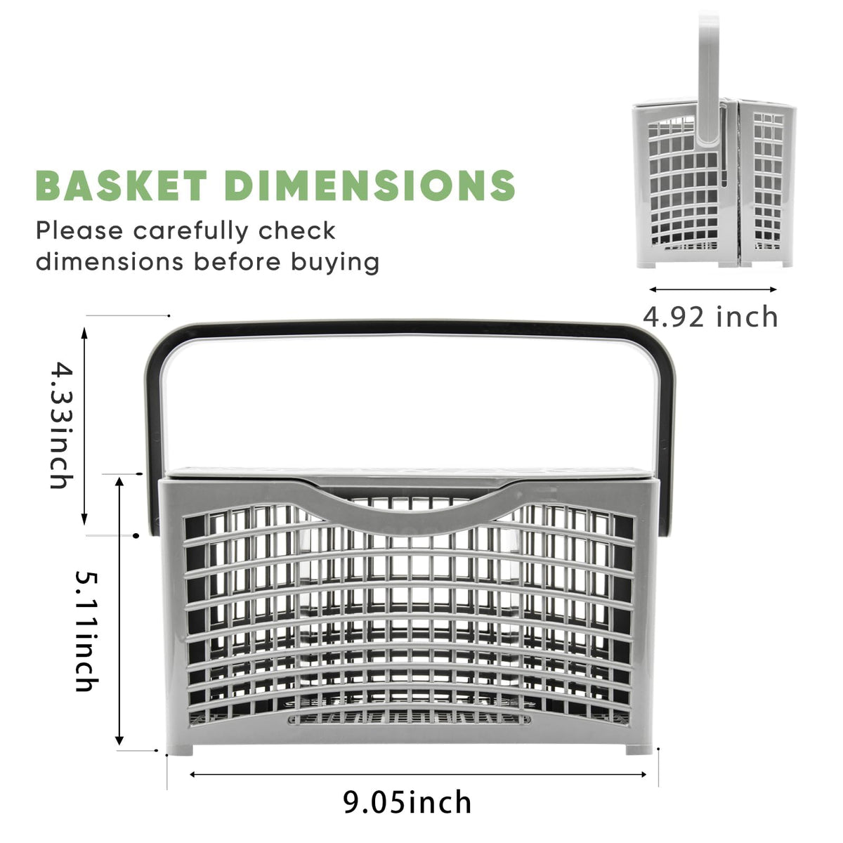 Universal Dishwasher Basket Replacement - 2 in 1 U