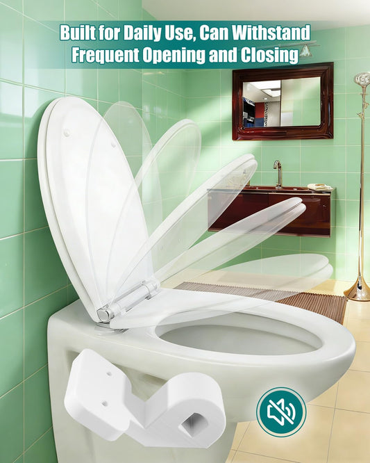Toilet Seat Hinge Bracket Fits for Bemis NextStep2, Hinge Replacement
