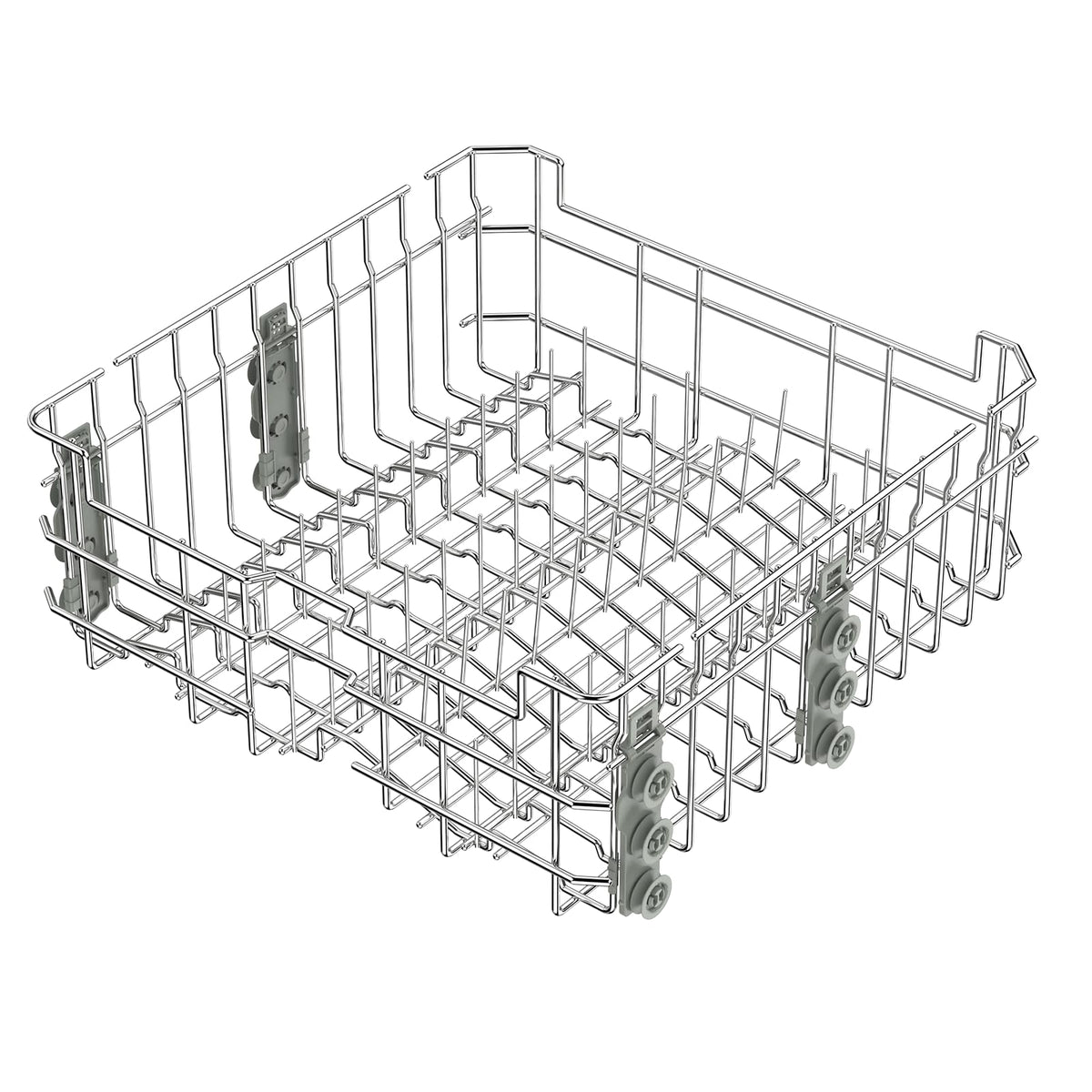 Upgraded 304 Stainless Steel WD28X35779 WD28X30219 Dishwasher Upper Rack Replacement for GE Dishwasher Rack Parts Hotpoint Models ADT521PGF0BS ADT521PGF0WS with WD12X22801 Wheels