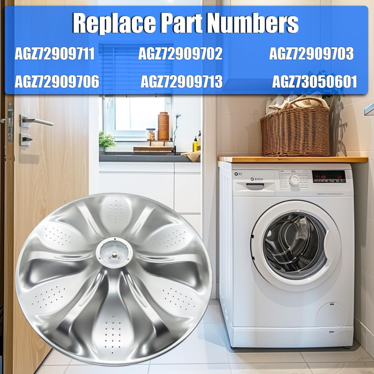 AGZ72909711 Agitator Plate With 5006EA3009B Washer