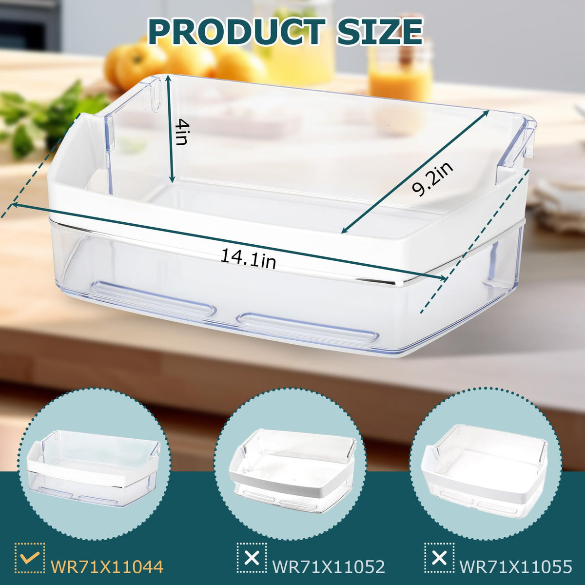 WR71X11044 WR71X11059 Refrigerator Door Shelf Bin 