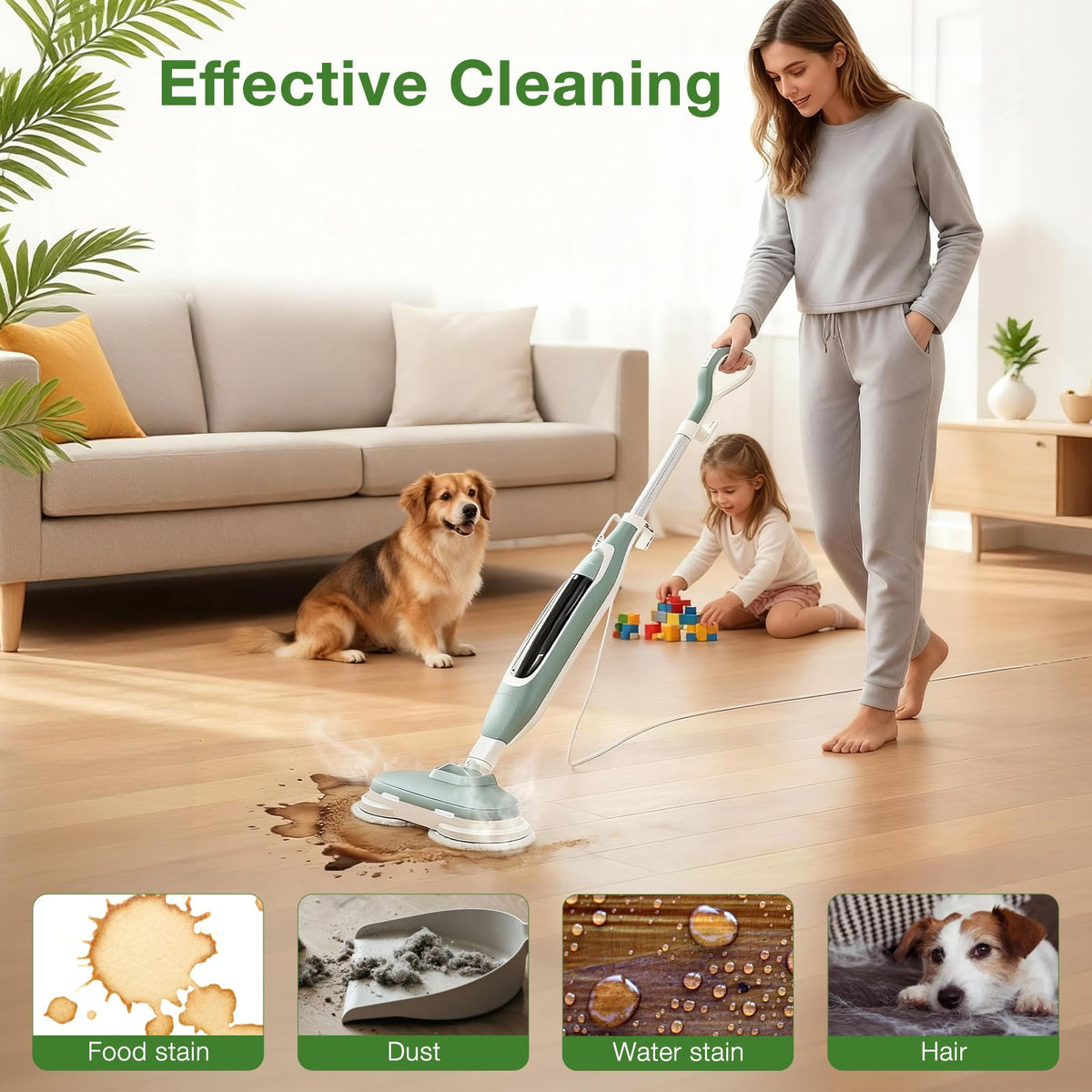 8 Pack Steam Mop Replacement Pads for Shark Steam Scrub Mop Pads