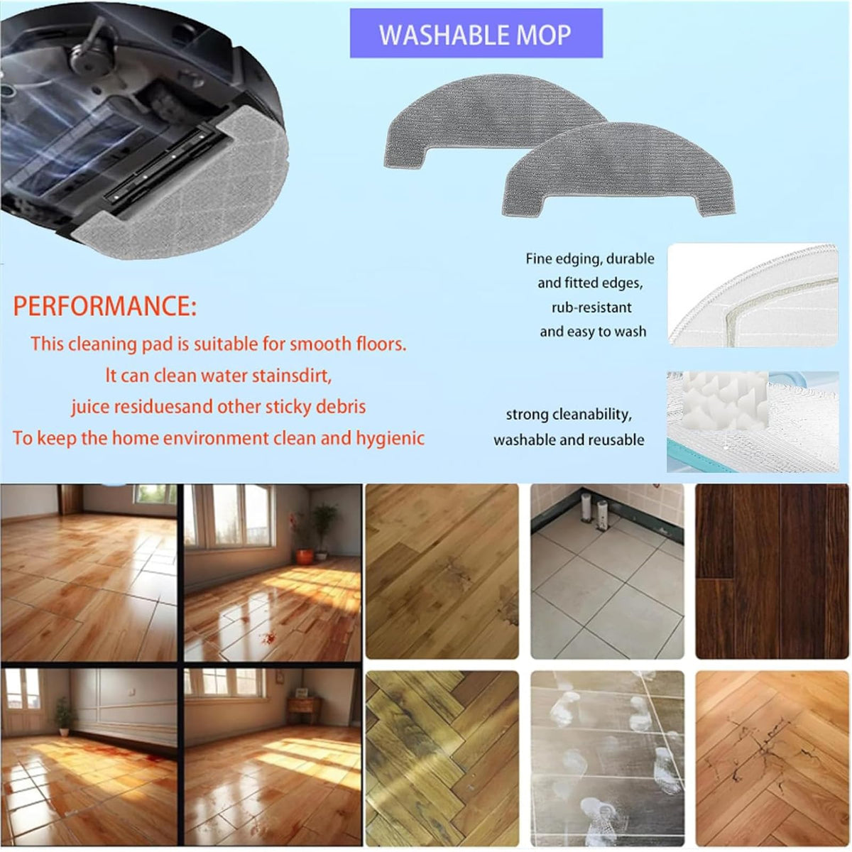UR3 Replacement Accessories Kit For uninell UR3 Robot Vacuum Cleaner :