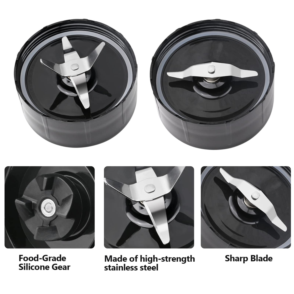 Replacement Parts Compatible with Magic Bullet 250W MB1001 Series