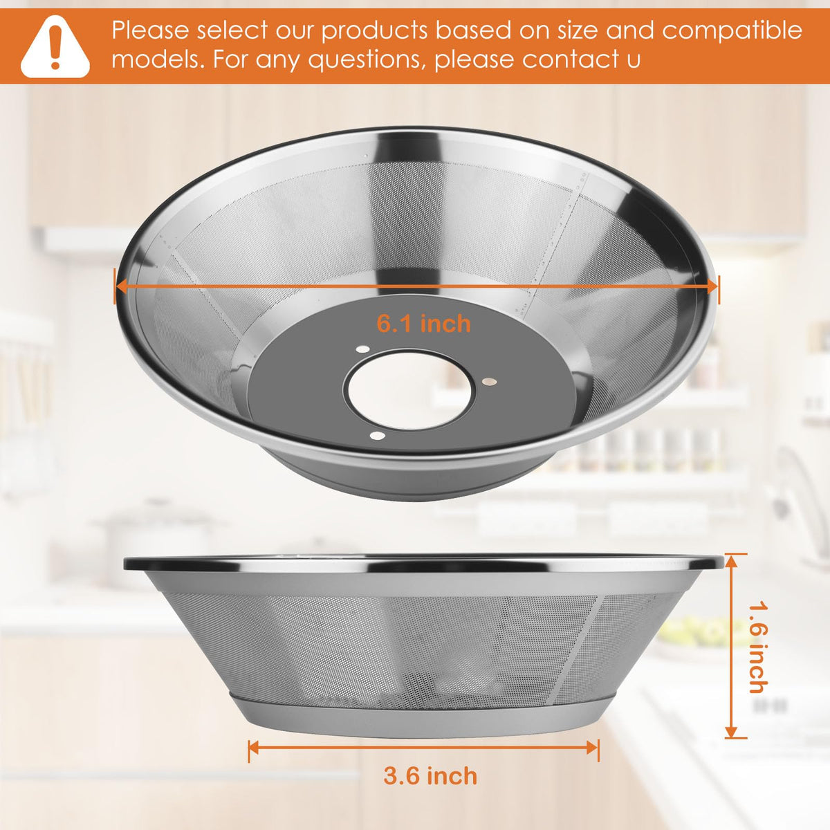 Juicer Mesh Filter Basket for Breville Juicer,Models JE98XL,JE95XL,BJE200XL