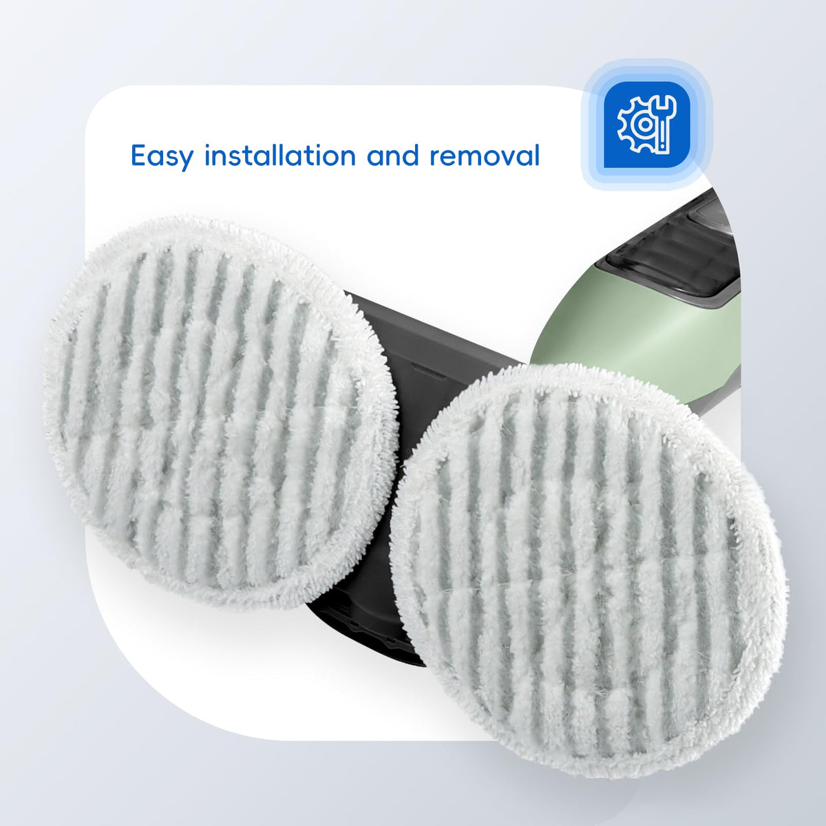 8 Pack Steam Mop Replacement Pads for Shark Steam Scrub Mop Pads