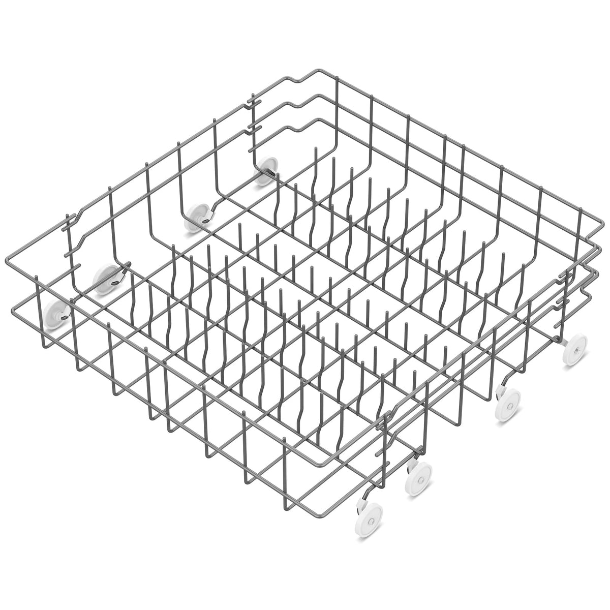 Upgraded 808602302 Dishwasher Lower Rack Compatible with Frigidaire Dishwasher Rack Parts,808602302 5304535768 154432601 FDB1050RES0 Frigidaire Kenmore Dishwasher Bottom Rack Replacement with Wheel