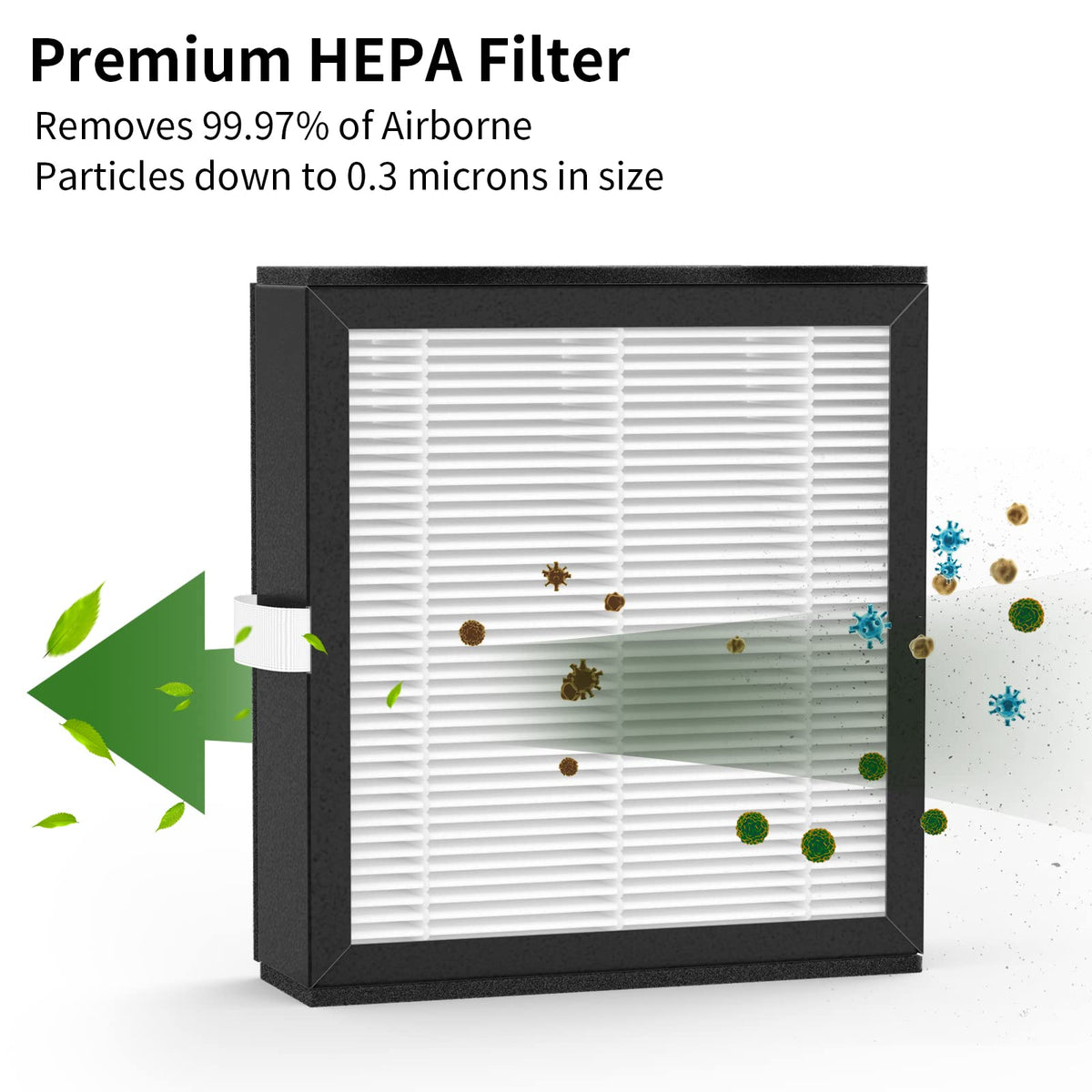 FCFMY 4 Packs Q10 Replacement Filters Compatible with Afloia Q10 Air Cleaner Purifier and Dehumidifier 2-in-1