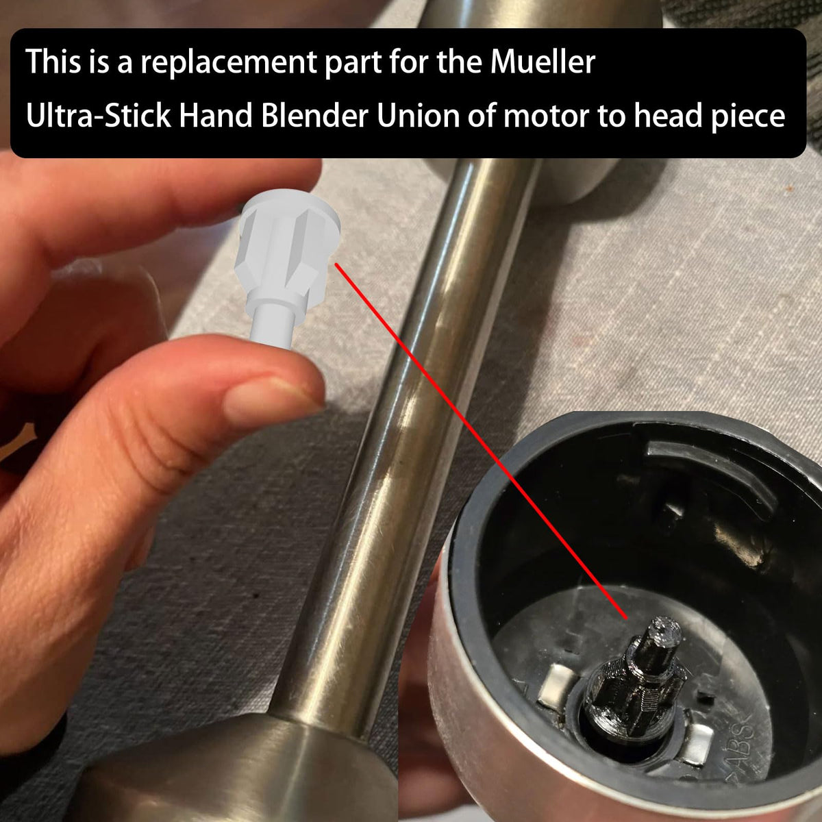 6PCS Replacement Motor Drive for Mueller Ultra-Stick Immersion Hand Blender Easy Installation, Perfectly Compatible with Mueller Ultra-Stick Hand Blender