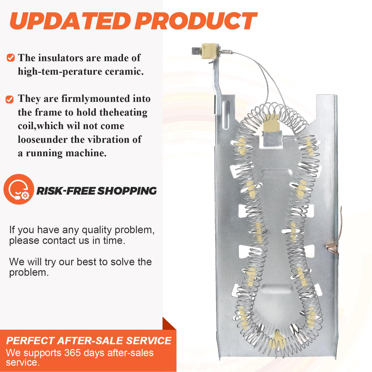 2026 UPGRADE 3387747 WP3387747 W11344457 Dryer Hea