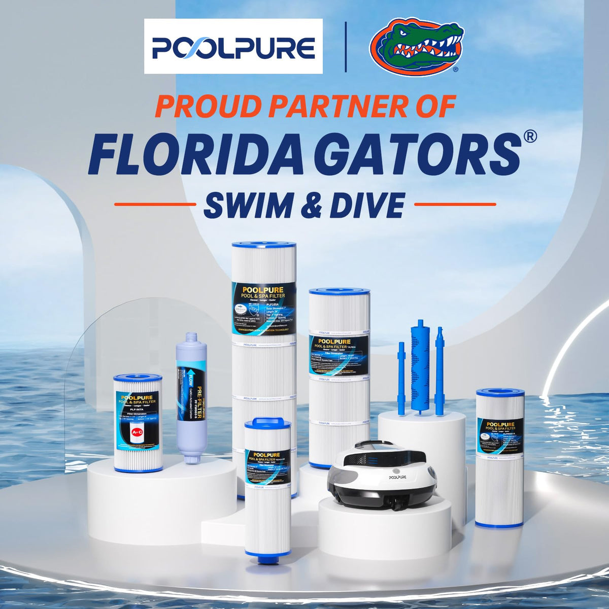 POOLPURE C-6430 Spa Filter Replaces 31489, PWK30, Filbur FC-3915, 3 Pack