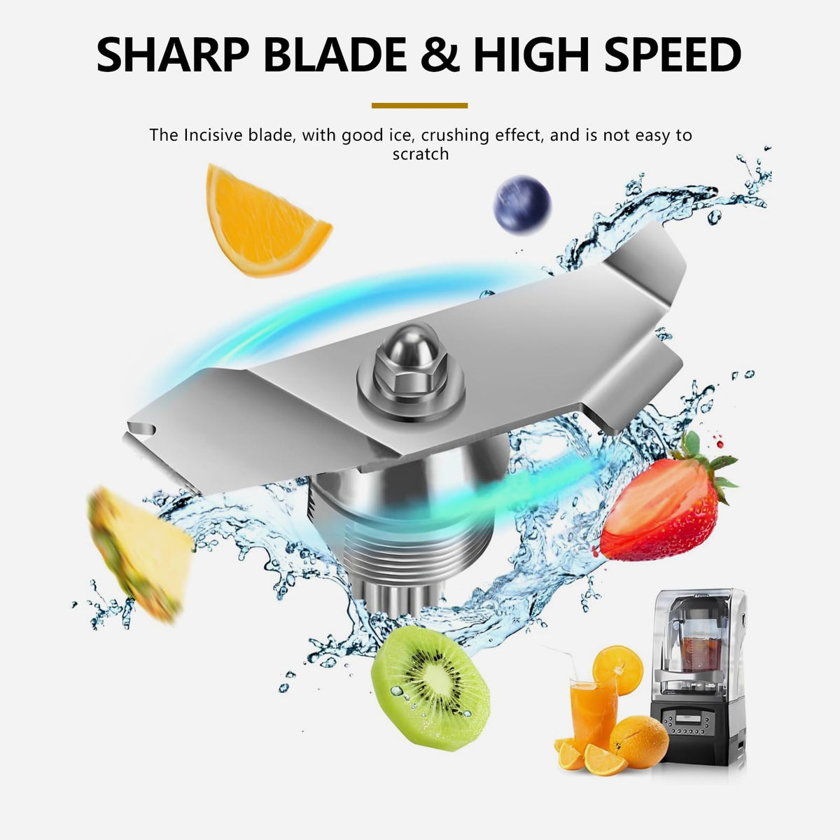 15990 Advance Blade Assembly Replacement Compatible with Vitamix The Quiet One VM0145, BarBoss and Blending Station Advance, Fits 32 oz & 48 oz Advance Containers
