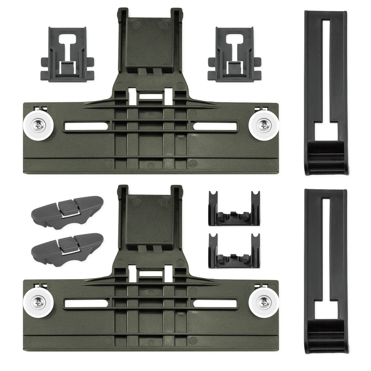 W10350375 Top Rack Adjuster Kit Replacement for Whirlpool Dishwasher