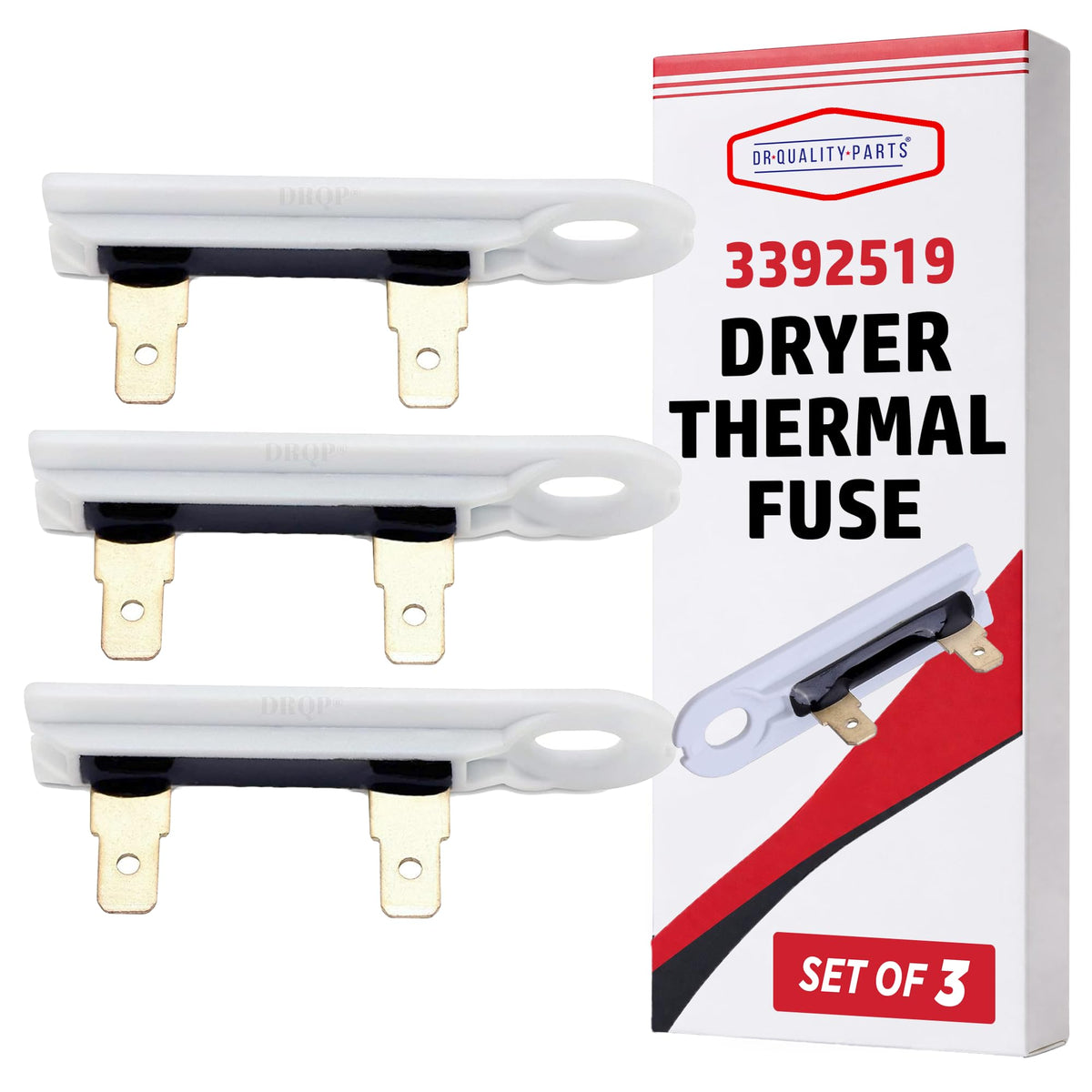 Dr Quality Parts 3392519 Dryer Thermal Fuse Set of