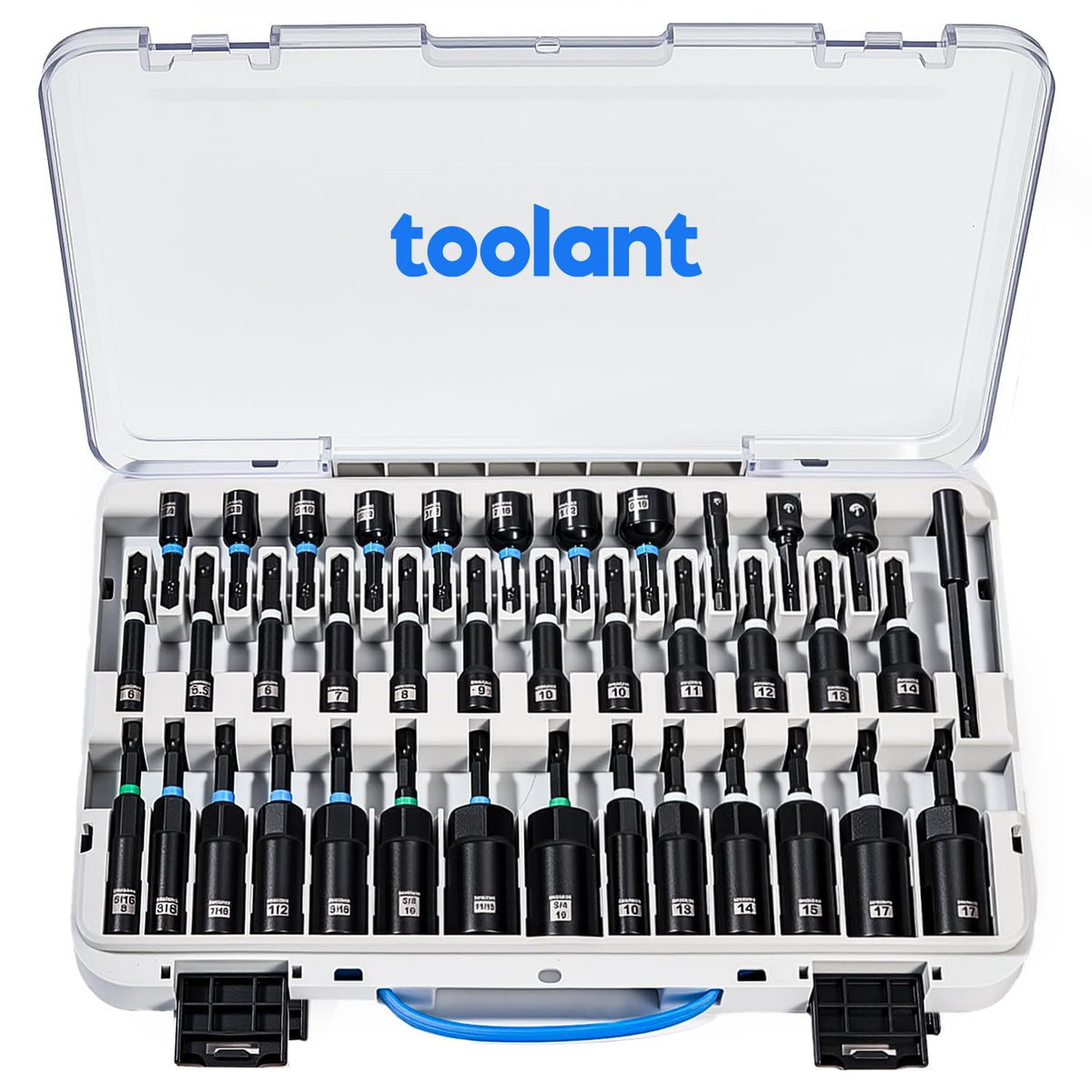 toolant Magnetic Nut Driver Set, 38-Piece