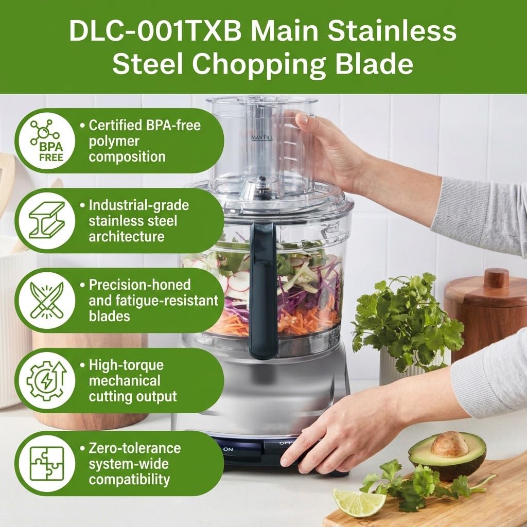 Replace for Cuisinart DLC-001TXA DLC-7 CSR Steel Blade food processor parts