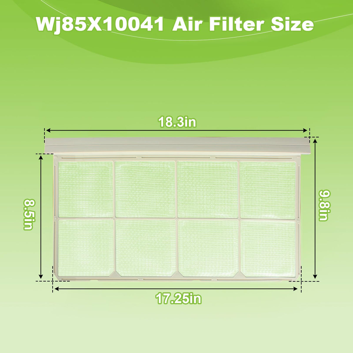 WJ85X10041 Air Filter Replacement for GE Air Conditioner Filter