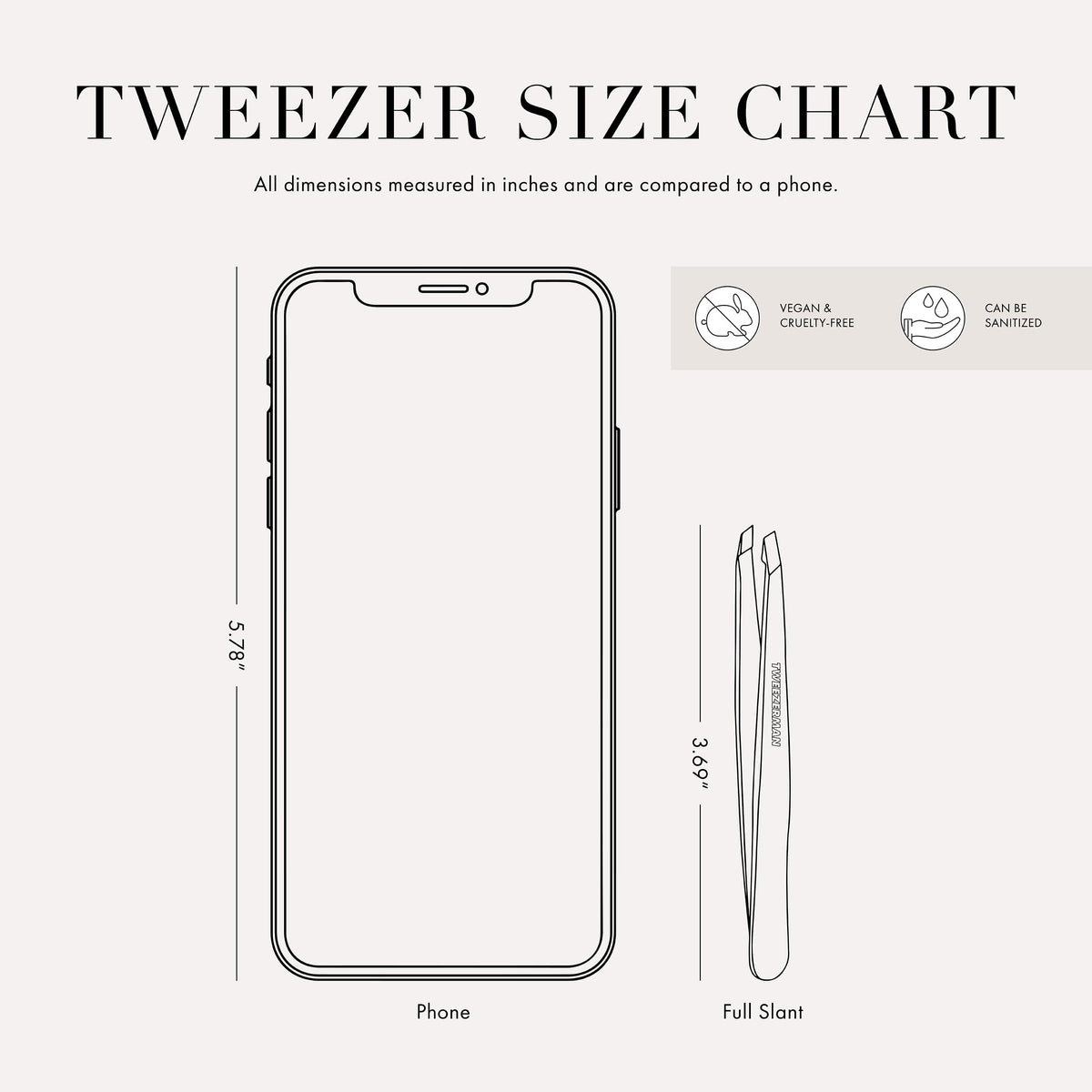 Tweezerman Slant Tweezer- Tweezerman Tweezers for Eyebrows Purple Wisteria