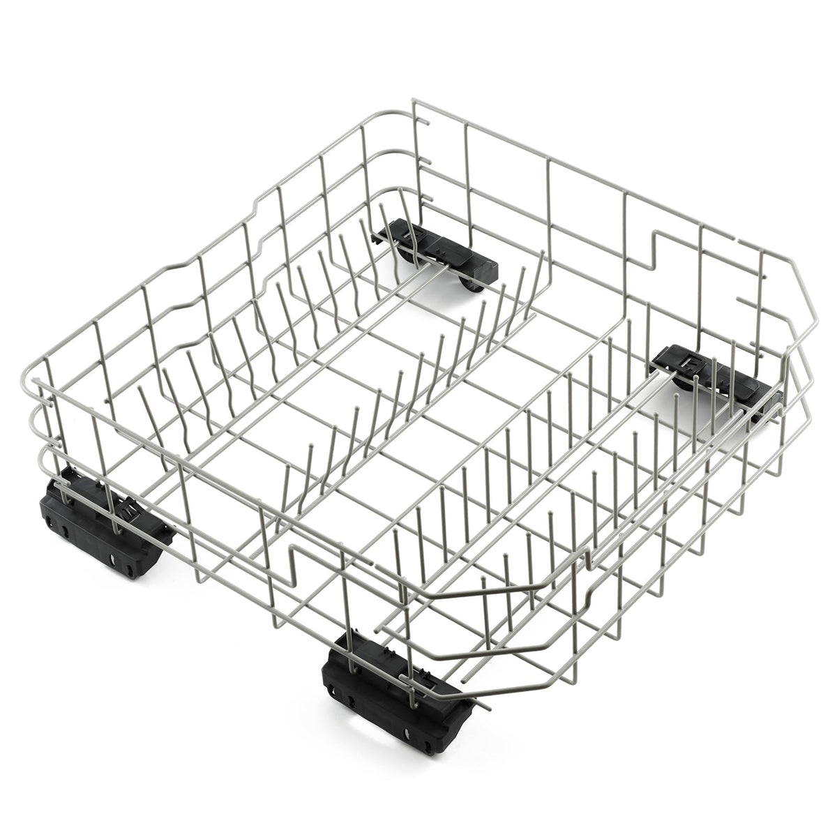 Allstare WD28X26099 WD28X34744 Dishwasher Rack Replacement for GE Dishwasher Parts Lower Dishrack WD28X24396 GDF510PSR3SS GDF510PSM0SS GDF535PSR0SS GE Dishwasher Bottom Rack Wheels Drawer Tray